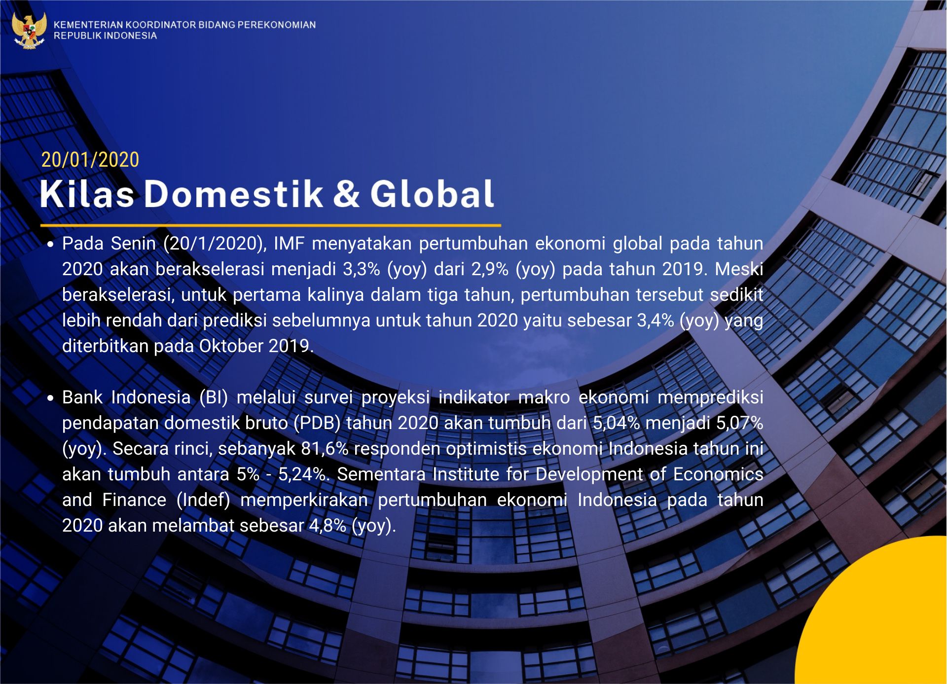 IMF Kembali Memangkas Proyeksi Pertumbuhan Ekonomi Global Tahun 2020 ...