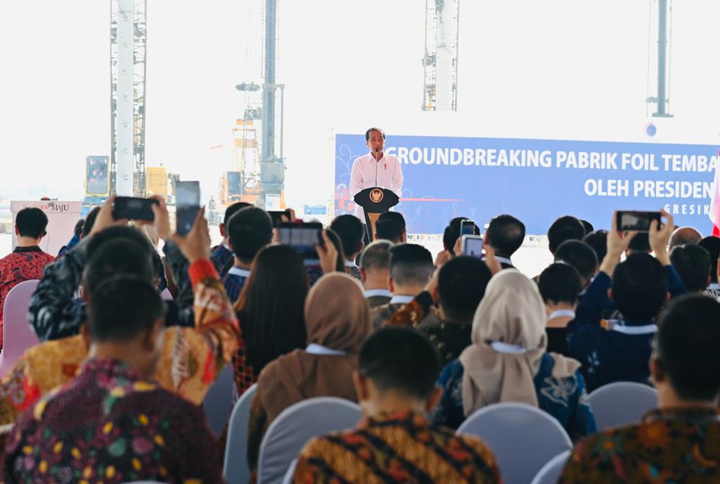 Presiden Groundbreaking Pabrik Bahan Baku Baterai Terbesar Se-Asia ...