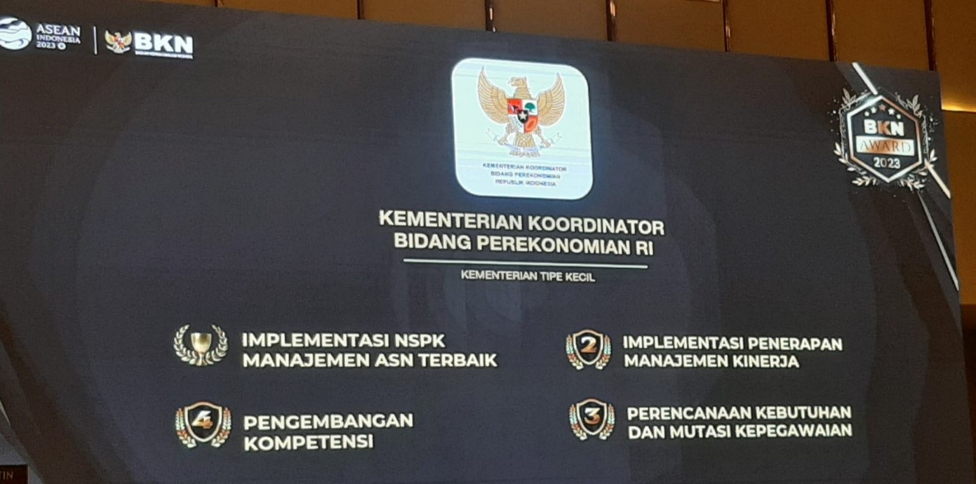 Kembali Raih BKN Awards 2023, Kemenko Perekonomian Terus Berkomitmen ...